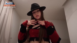 Scary stories from the stepsister on Halloween. Freddy Krueger doesn't like wankers. Fucked his nigh