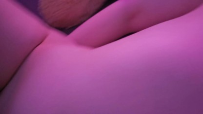 Little slut gets fucked hard in her tight pussy, she moans with cum in her tight cunt