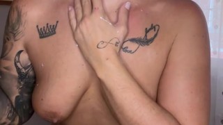 Playing With MILK In My Body💦 I Want Your CUM😈