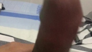 In Bed playing with myself! JERKING OFF