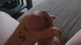 Masturbating home alone Cumming at the end