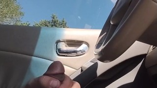 Risky cum in public