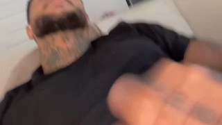 Jerk off Damien custo