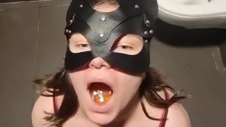 I was so thirsty in a public toilet