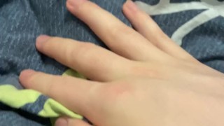 POV: ALONE Man Watching BDSM Lesbian Porn JERKS OFF And Craving for Mistress While Moaning