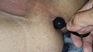 Dairy students stick toys in the hole of a twink, friends pour hot sperm from the buzz! 💦💦💦