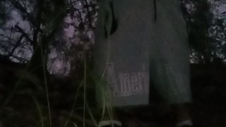 I play with my cock while the sun rises