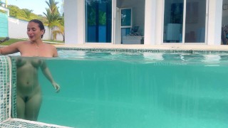 Piscina + Yoga ? Mi primera vez haciéndolo! - Danilisboa