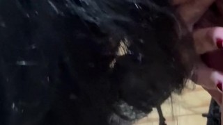 Sucking some cock at the tanning salon