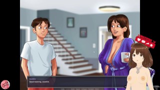 Summertime saga 2 #5 - Spying on my neighbor's daughter showering - Jazziuu - Gameplay