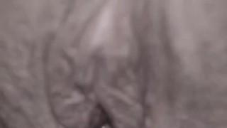 Stuirting with a pussy full of cum