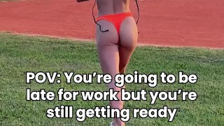 This is appropriate baseball attire!