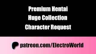 Rebecca from One Piece shows her pussy in close-up!