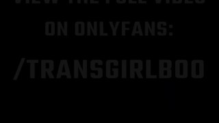 Trans E-Girl Plays With Herself Wearing Her Kitty Headphones And Cums