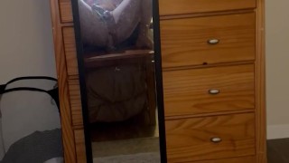 FIRST TIMER RIDING DILDO ROCK HARD