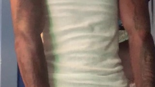 I Got Caught Beating My Big Black Cock😱, Big Cum Shot🍆💦❤️