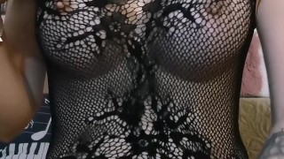 Trans girl huge cock flopping & bulge compilation