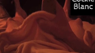 POV in the middle of night with big cock hard and I jerk it off till I cum all over the