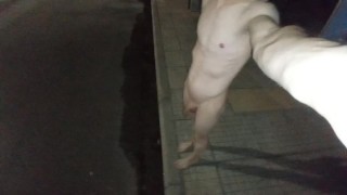 Nude in public