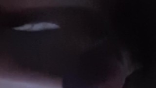 Love her feet playing with my cock