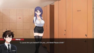 A Promise Best Left Unkept: The Girlfriend Got Caught By Her Boyfriend Sucking Dick In Male Toilet