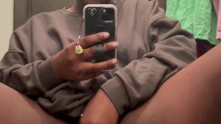 Had to hide in the closet to rub one out