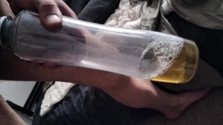 Roommate hogging the bathroom/had to piss in a bottle