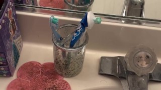 Shower time with Papi