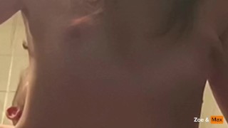 🔥MIRA COMO REBOTAN MIS TETAS MIENTRAS MAX ME FOLLA AL ESTILO PERRITO🔥💦 creampie final 💦