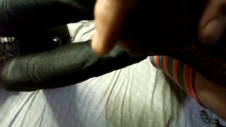 crossdresser pegging strap on sissy eyaculate