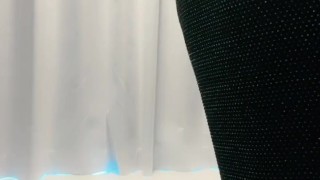Cute girl self weight training torture nipples