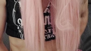 Pink crossdresser slut