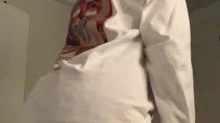 brunette in sexy panties