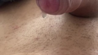 Dripping pre cum