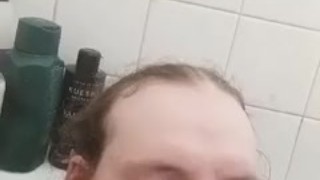 TS nasty slut drinking piss sissy faggot