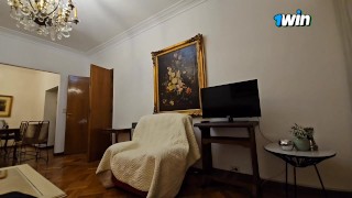 MAMADA de mi hermanastra que vino de paseo y termino toda COGIDA la boca