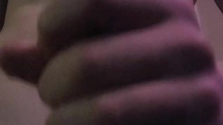 My cumshot hit the screen and stopped the camera. ;w;