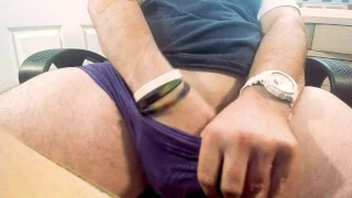 Macho Dude feeling a little horny