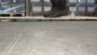 A Massive 7 Plastic Bottle Crush(part 1), flattened beneath my 89kg size 11 boots 👣👣