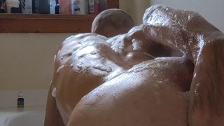 Slapping my asshole with my dick