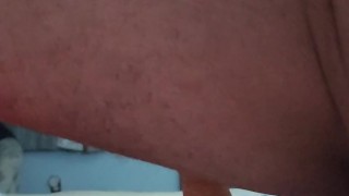 Part 1 wife's POV of my riding her 8" strap-on