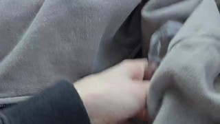 So Horny I had to fuck my boy pussy in the car