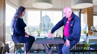 PREVIEW OF HOT STRIP GAME IN A RESTAURANT WITH CUMANDRIDE6 AND OLPR