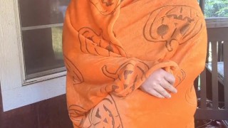 Chubby BBW Nerd Fucks Both Holes and Shows Off