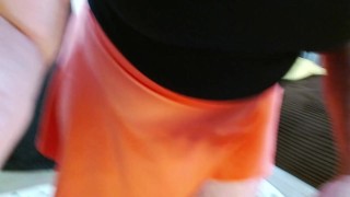 1154 A short Skirt and oops, I forgot my panties