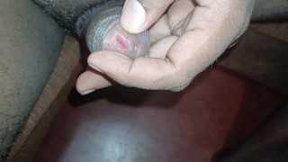 Watch me and my dick and jerk off at my desk before I cum