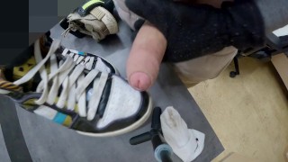 Fucking Adidas Hardcourt and NMD, jerking off on Osiris Bronx