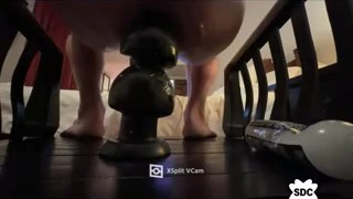 Anal dildo play deeper