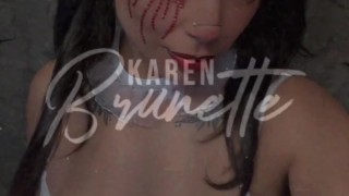 Preparándome para este halloween, te gustaría acompañarme?