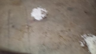 Prawn Cracker Walkover Crush & Trample. Flattened & destroyed beneath 89kg size 11 boots 👣👣